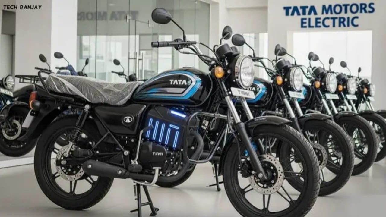 Tata Electric Bike Launched – 450KM Long-Range, 1000W Powerful Motor, Smart TFT Display at Starting ₹43,999!